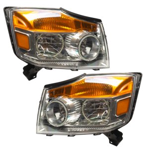 Nissan Armada Headlight Assemblies - ORACLE Lighting - ColorSHIFT w/o Controller - `08-`15